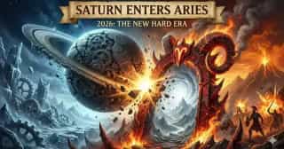 Saturn Enters Aries in 2026: Why Astrologers Call This Year the Beginning of the 'New Hard Era' - Featured image